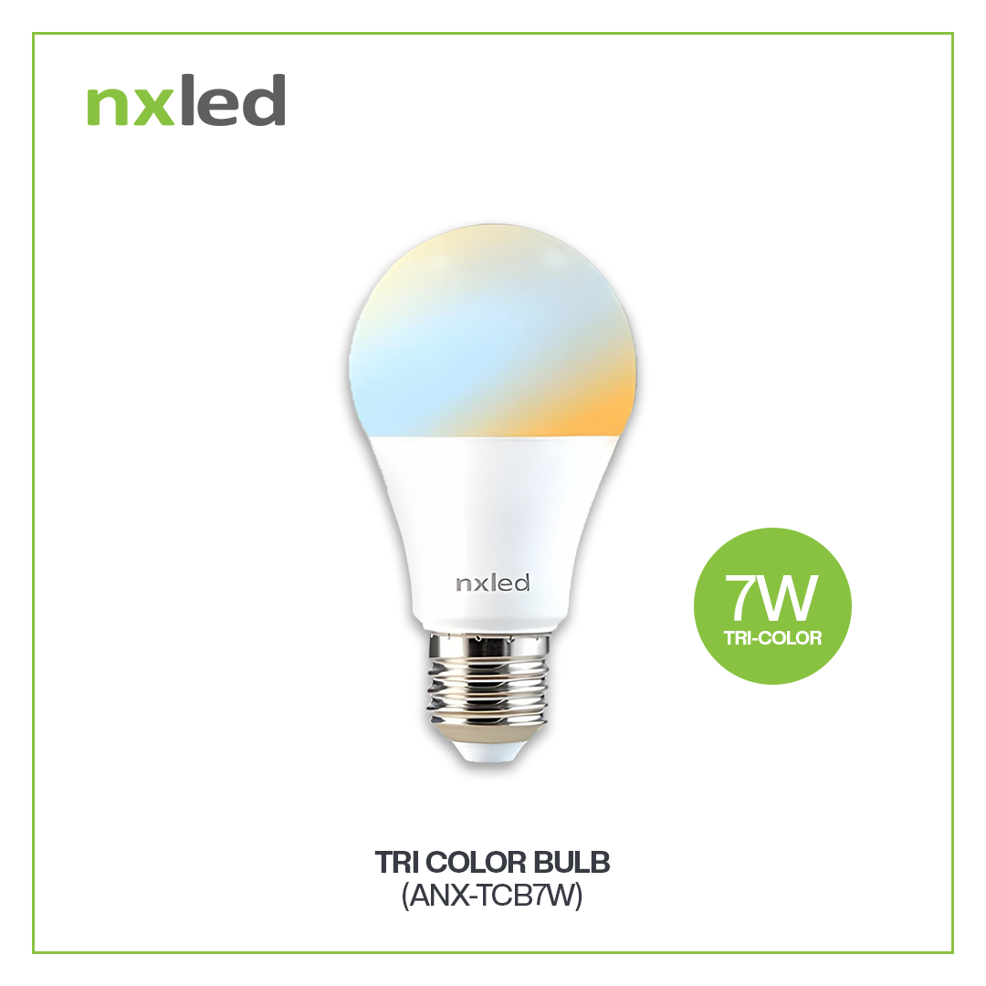 Nxled Tricolor Bulb 3W/5W/7W/10W/15W/20W