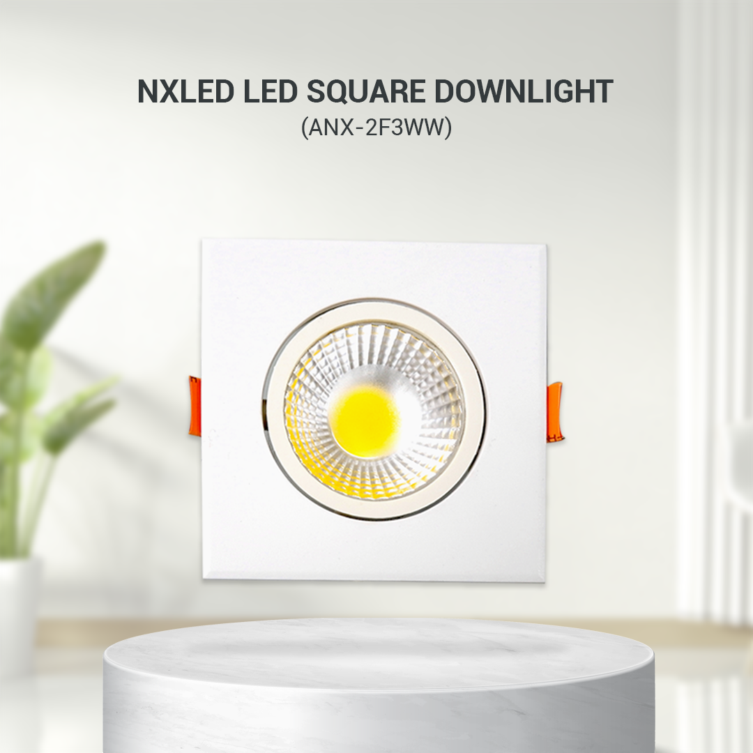 NxLed LED Square Downlight (ANX-2F3WW)