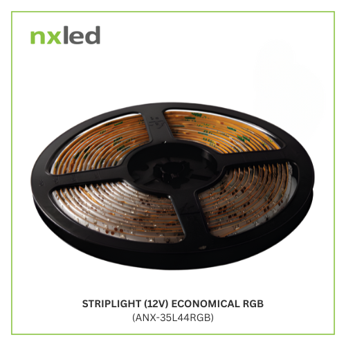 NxLed Striplight (12V) Economical 10W/M (ANX-35L44RGB)