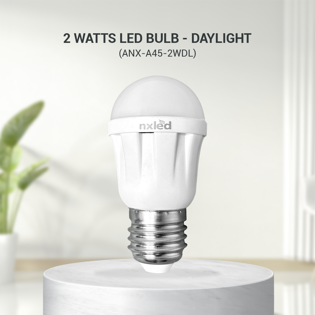 NXLED 2W LED BULB DAYLIGHT (ANX-A45-2WDL)