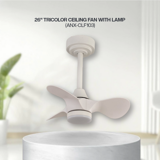 NXLED 20" TRICOLOR CEILING LAMP WITH FAN ( ANX-CLF103 )
