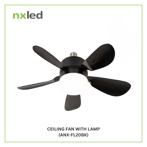 Ceiling Fan with Lamp (ANX-FL20BK)
