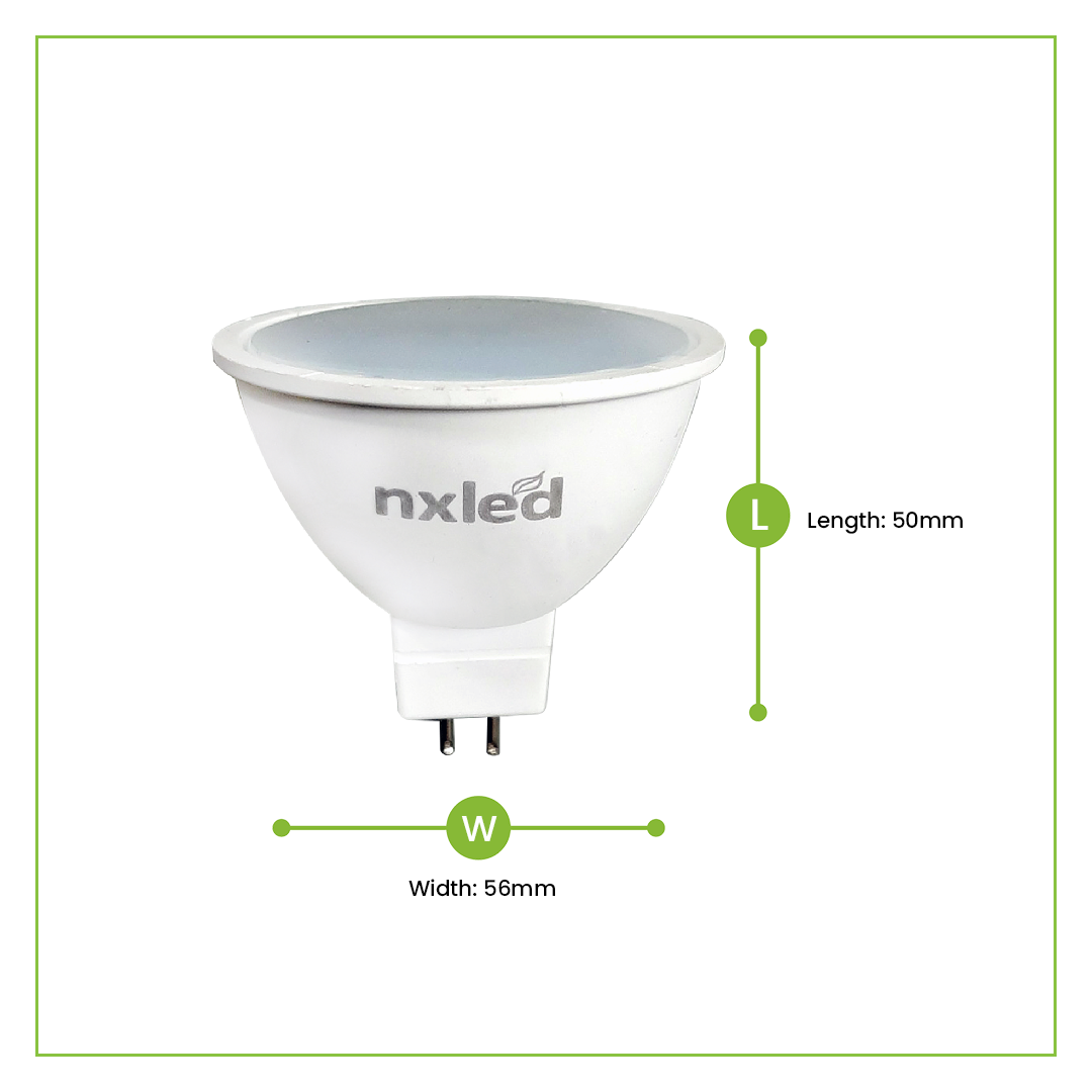 NxLed LED MR16 (Flood) - Daylight 3W (ANX-MR16-3DL)