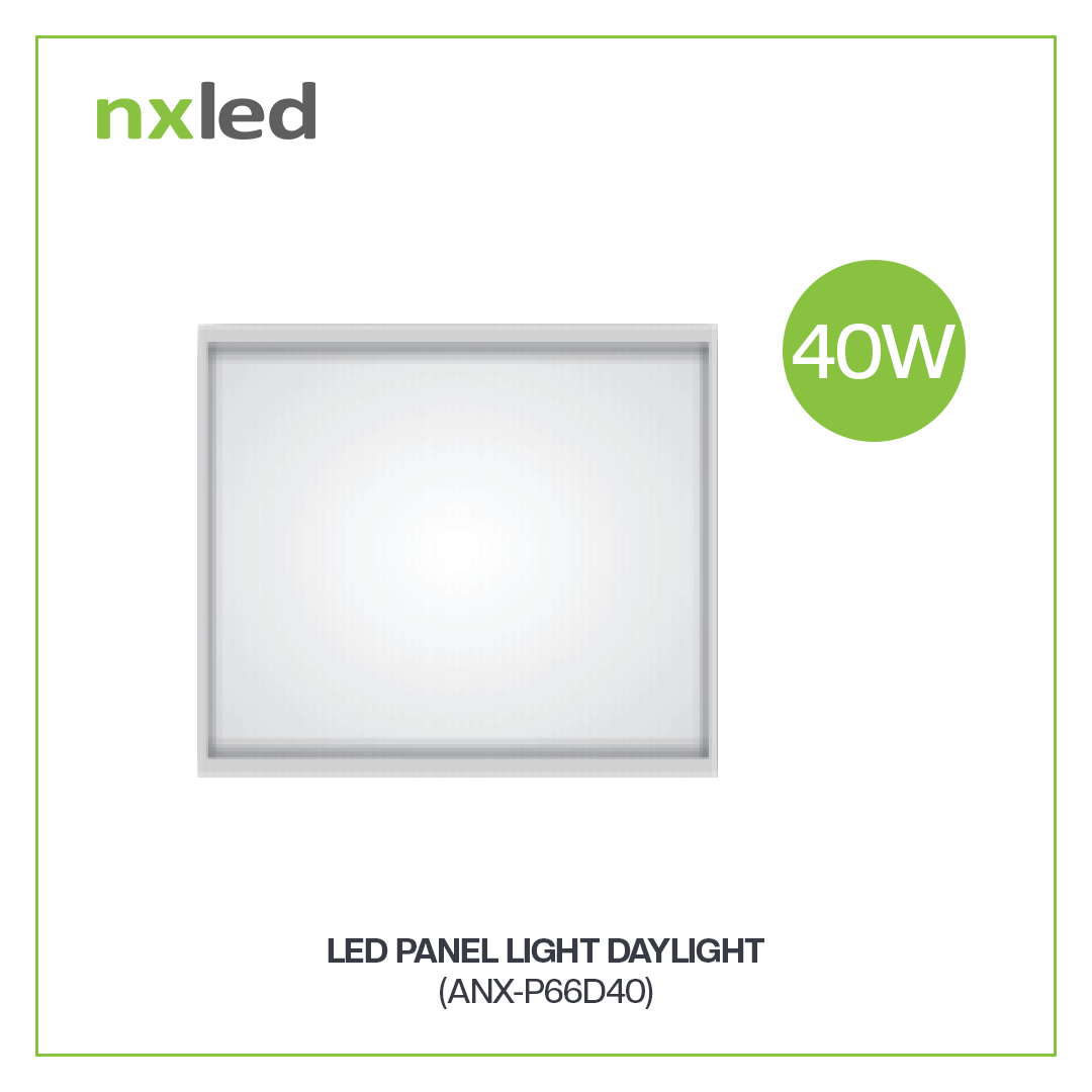 Nxled 40W LED Panel Light - Daylight