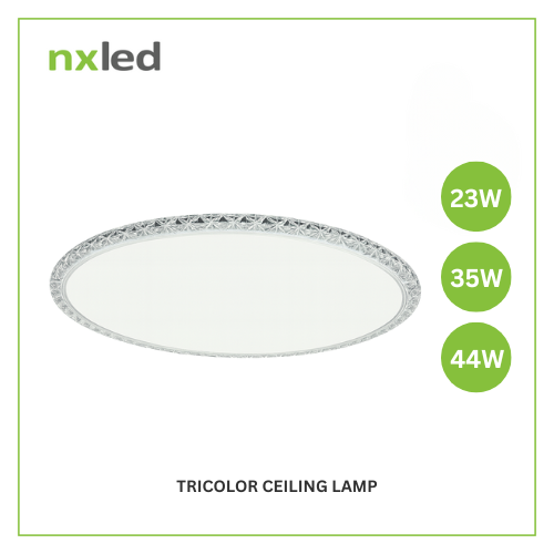 NxLed Tricolor Ceiling Lamp - PRISM 23W (ANX-PMR23)