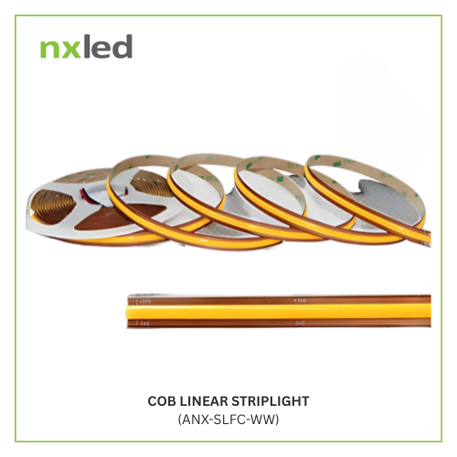 NxLed COB Linear Striplight - Warm White (ANX-SLFC-WW)