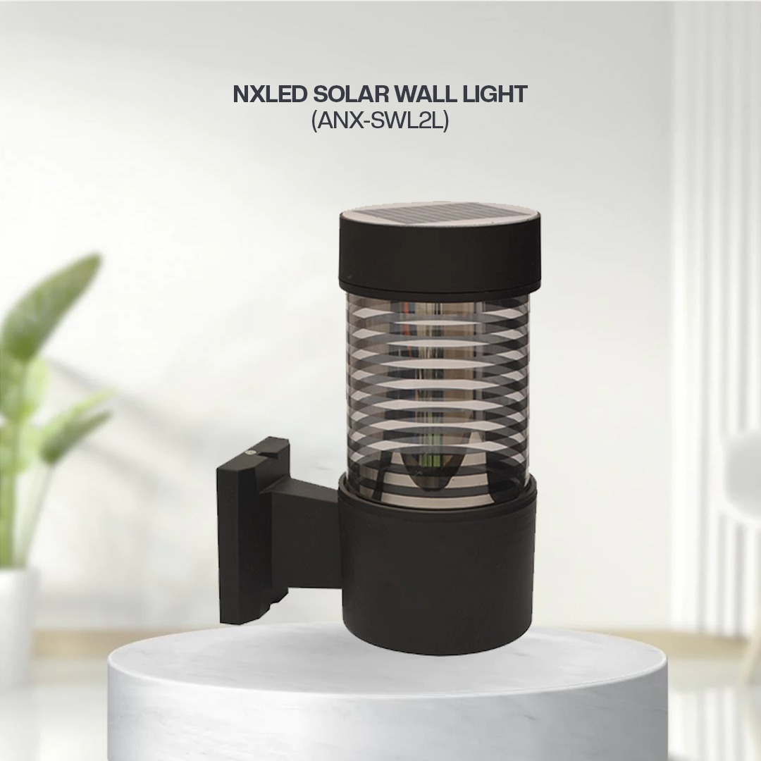 NXLED 2IN1 SOLAR WALL LAMP (ANX-SWL2L) Grill