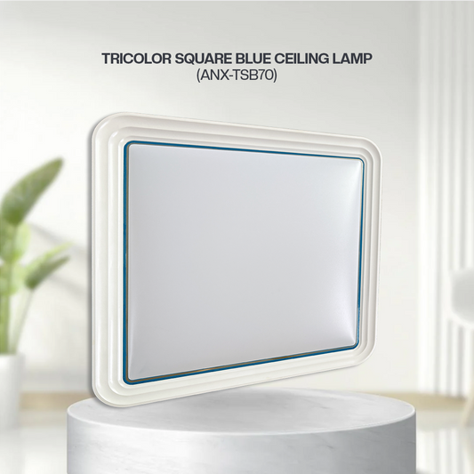 NXLED Tricolor Square Blue Ceiling Lamp (ANX-TSB70)