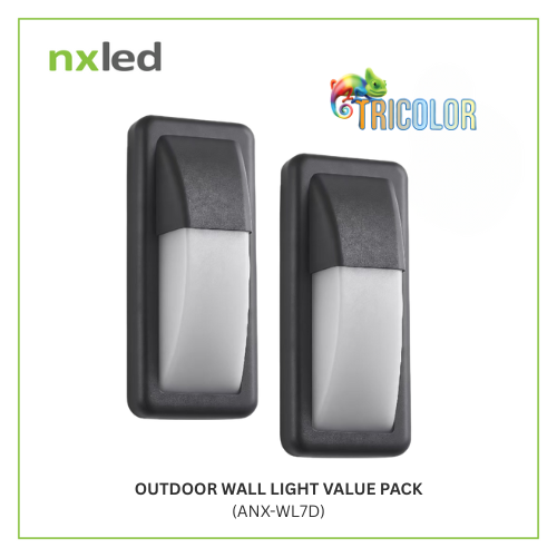 NxLed Outdoor Wall Light Value Pack (ANX-WL7D)