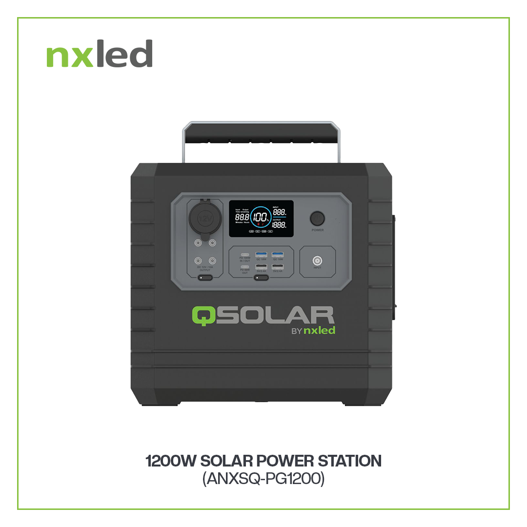 NxLed QSOLAR Power Station 1200W (ANXSQ-PG1200)