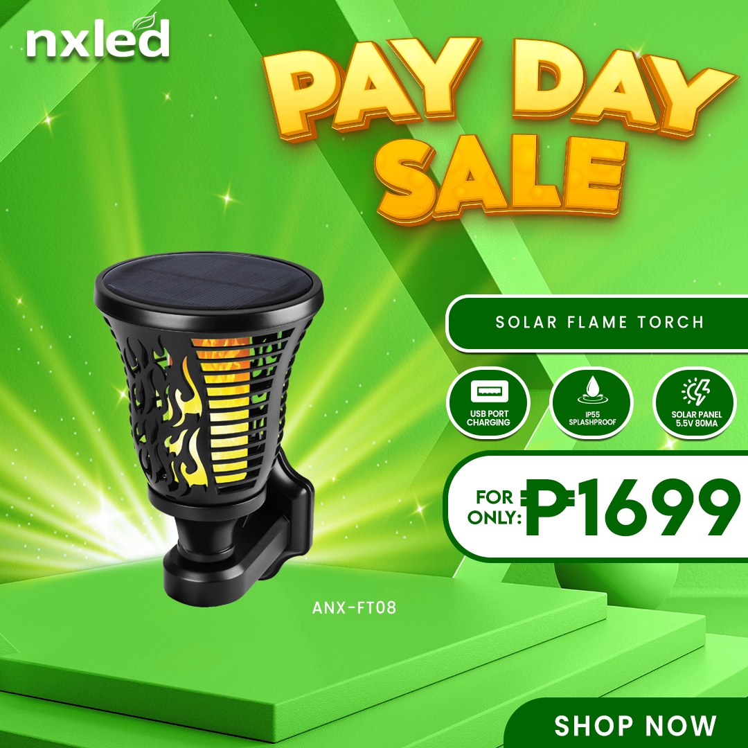 Nxled Solar Flame Torch - Warm White (ANX-FT09)