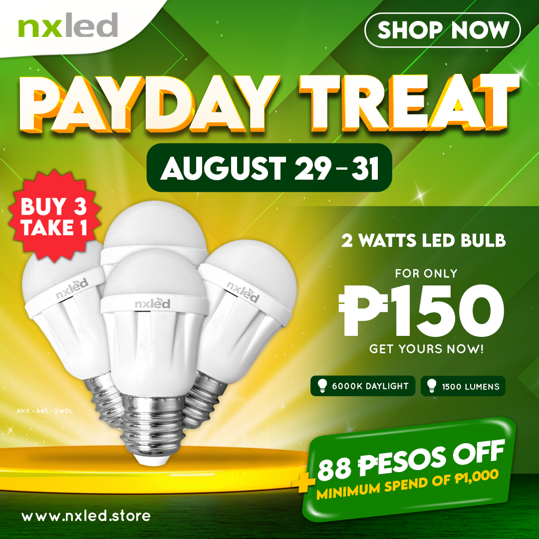 BUY 3 TAKE 1 NXLED 2W LED BULB DAYLIGHT (ANX-A45-2WDL)