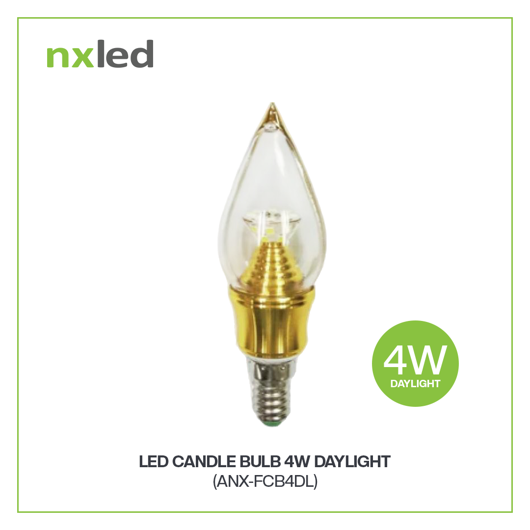 Nxled 4W Candle Bulb - Daylight/Warm White