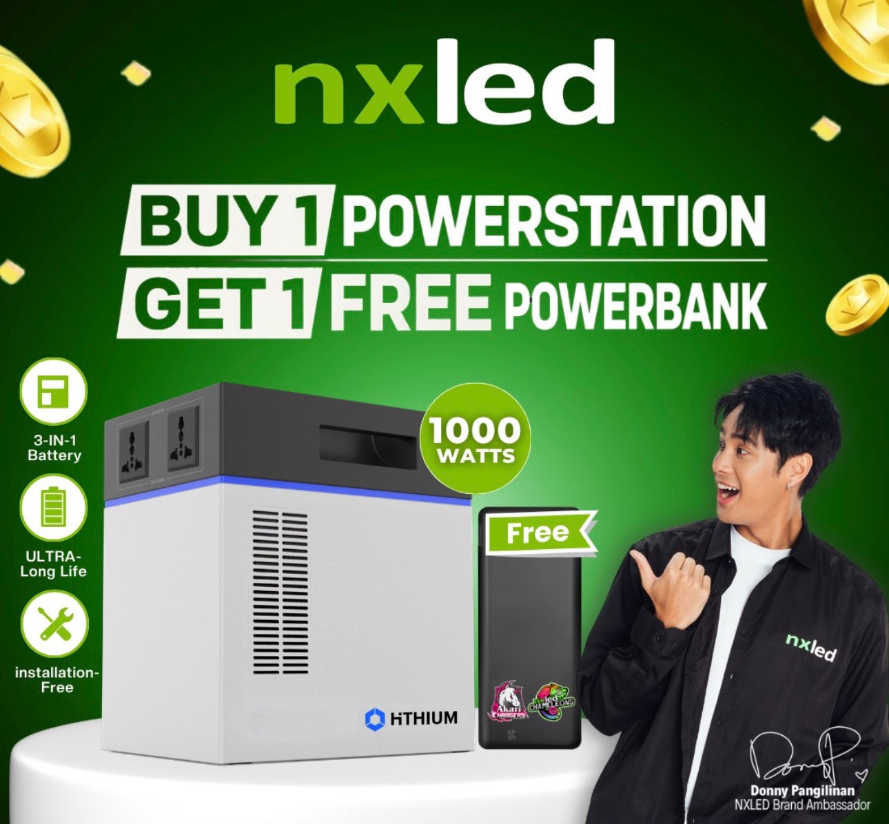 NXLED HITHIUM SOLAR POWER STATION (ANXHT-H1000)