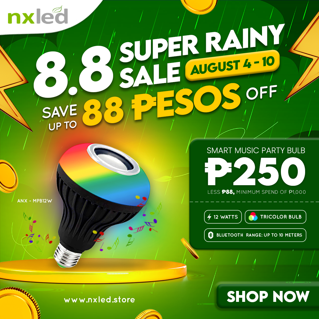 NxLed Smart Music Party Bulb Bluetooth Speaker- Daylight (ANX-MPB5DL)