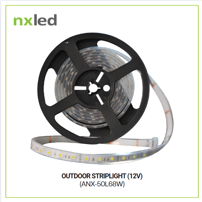Nxled Outdoor Striplight 12V /5m (ANX-50L68W)
