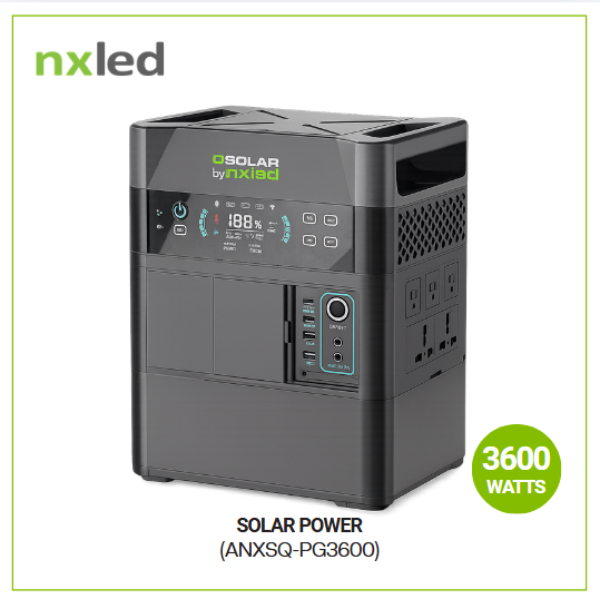 Nxled Powerstation Qsolar 3600W (ANXSQ-PG3600)