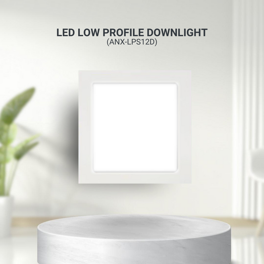 Nxled 12W LED Low Profile Downlight Daylight (ANX-LPS12D)