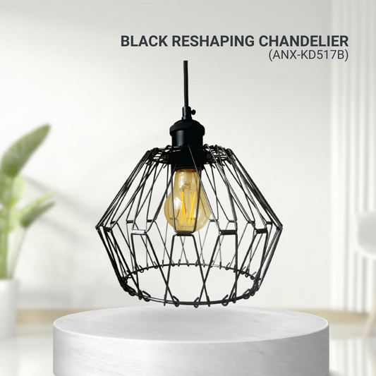 Nxled Black Reshaping Chandelier - Iron (ANX-KD517B)