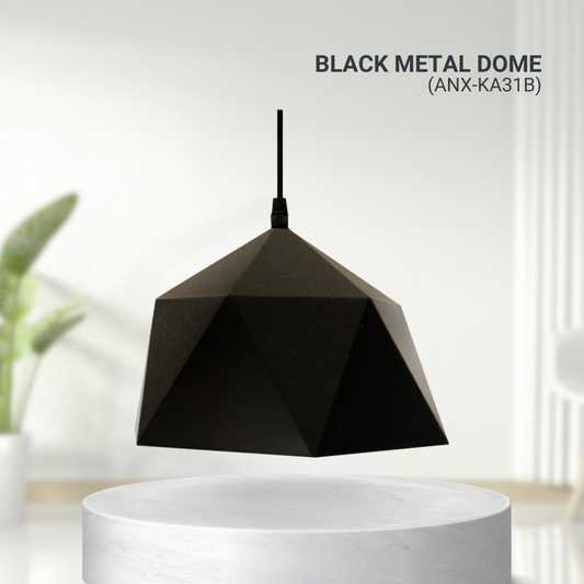 Nxled Chandelier Black/Gold Metal Dome (ANX-KA31B)