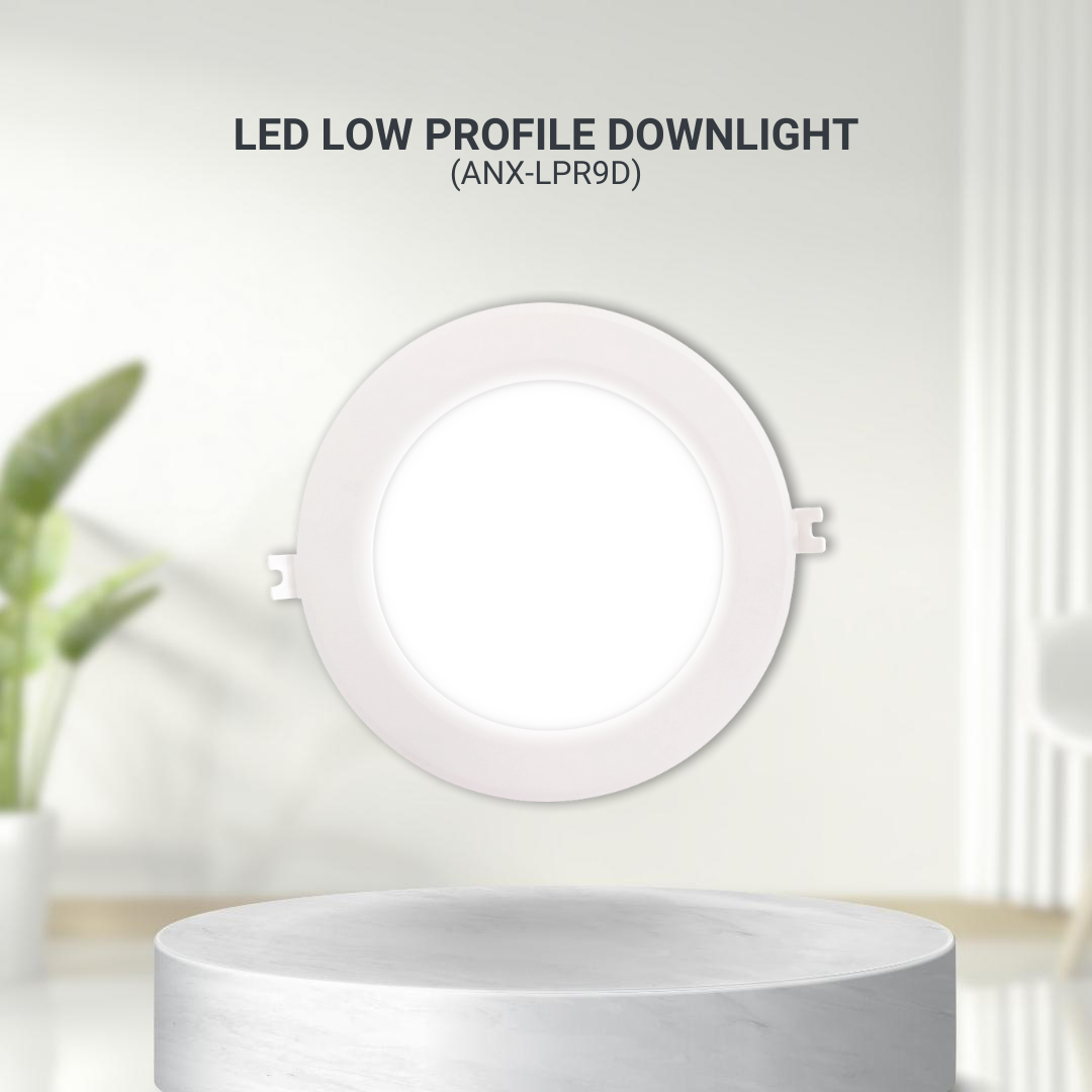 Nxled 9W LED Low Profile Downlight Daylight (ANX-LPR9D)