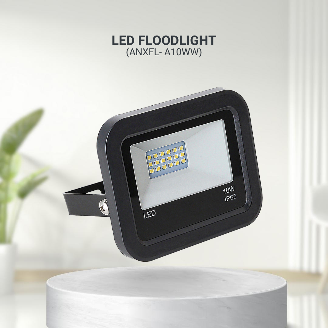 Nxled 10W LED Floodlight Warm White ANXFL A10WW NxLed