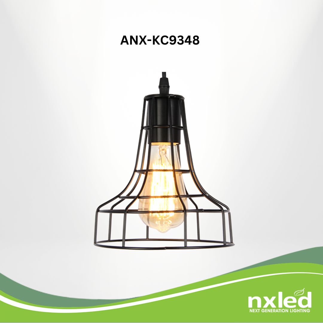 ANX-KC9348 Iron Cage Pendant Light – E27