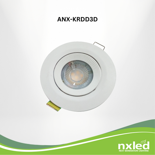 Nxled Round Directional Downlight 3W (ANX-KRDD3D)