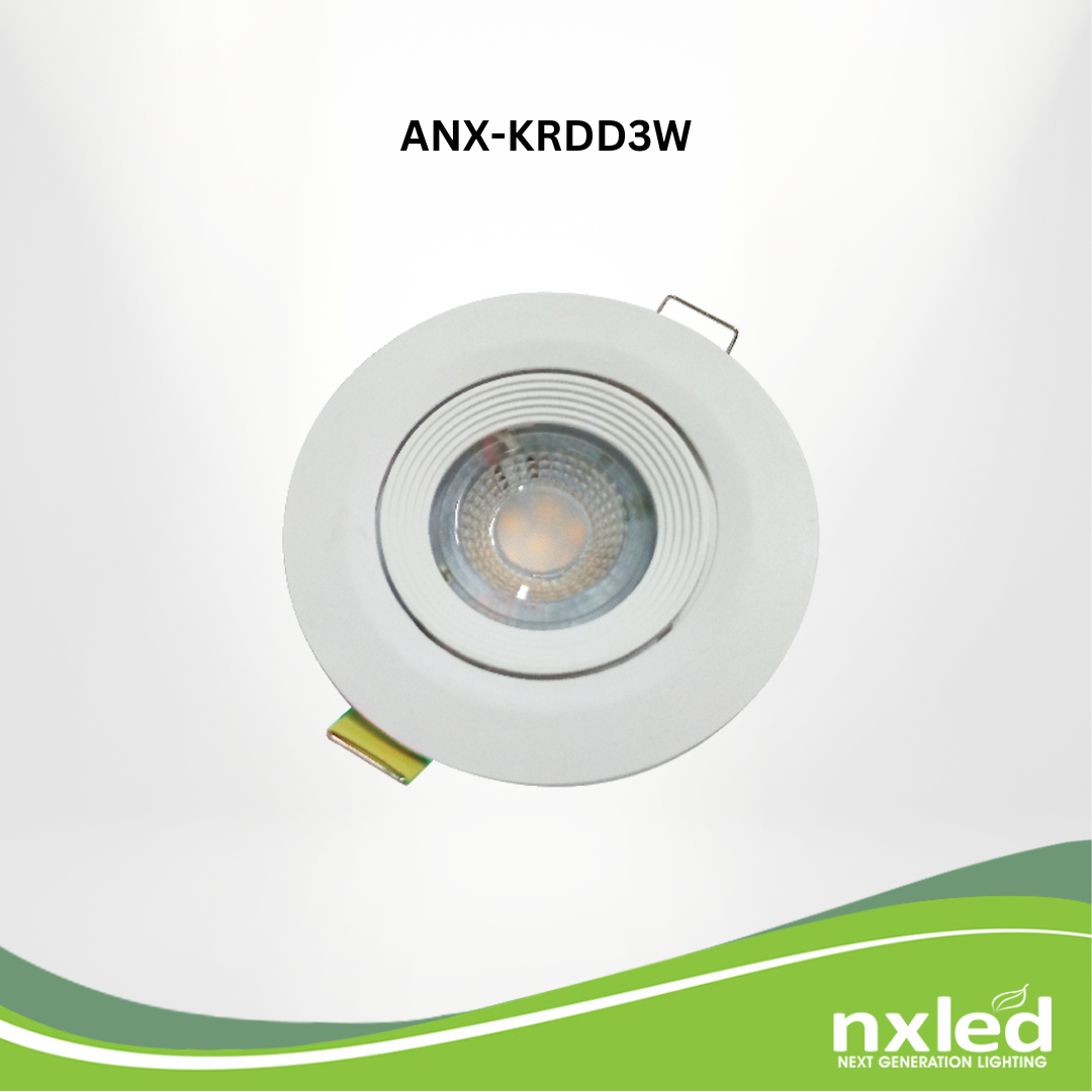 NxLed Directional Downlight - 3W Warm White (ANX-KRDD3W)