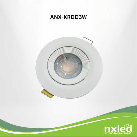 Nxled Round Directional Downlight 3W (ANX-KRDD3W)