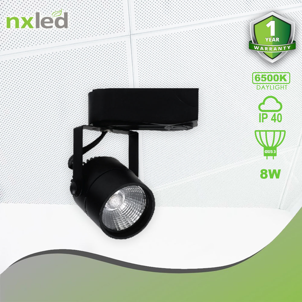 NxLed LED Tracklight - Daylight 8W (ANX-RTL8DB)
