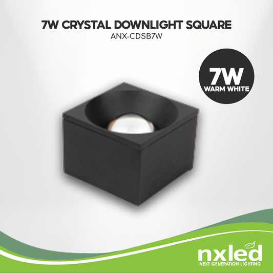NxLedNxled 7W LED Crystal Downlight (ANX-CDSB7W)
Key Features:
Nxled 7W LED Crystal Downlight (ANX-CDSB7W)


7W, 
IP20, 
80x80x55mm,
Warm White: 3000K, 740LM 
Life Span: 25,000hrs
Beam Angle: 75°
AC85-265V 50/60HzdownlightsNXLED