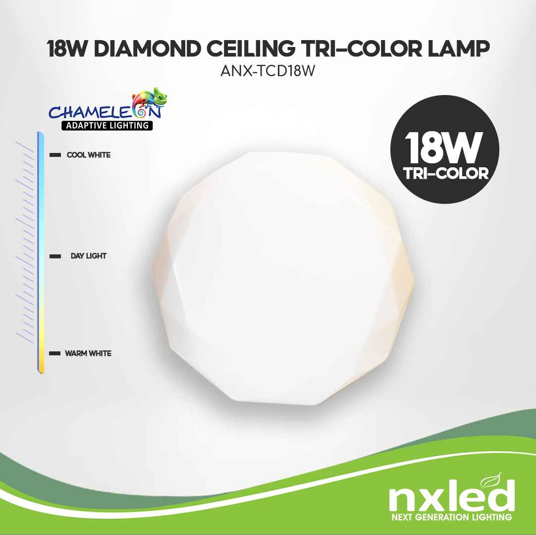 Nxled Tri-color Decorative Ceiling Lamp (ANX-TCD18W)