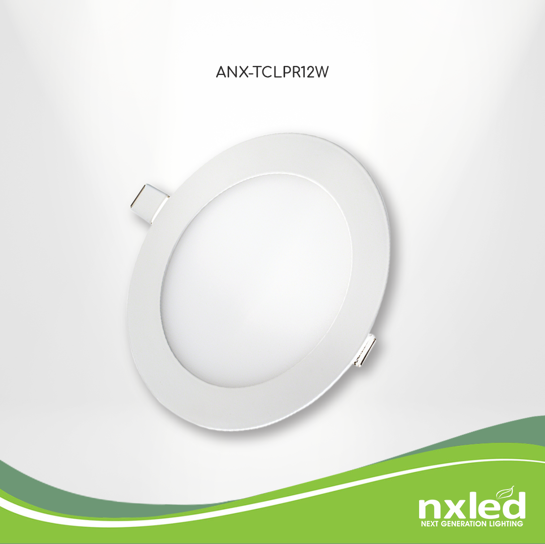 Nxled 12W Tri-Color Low Profile Downlight Round (ANX-TCLPR12)