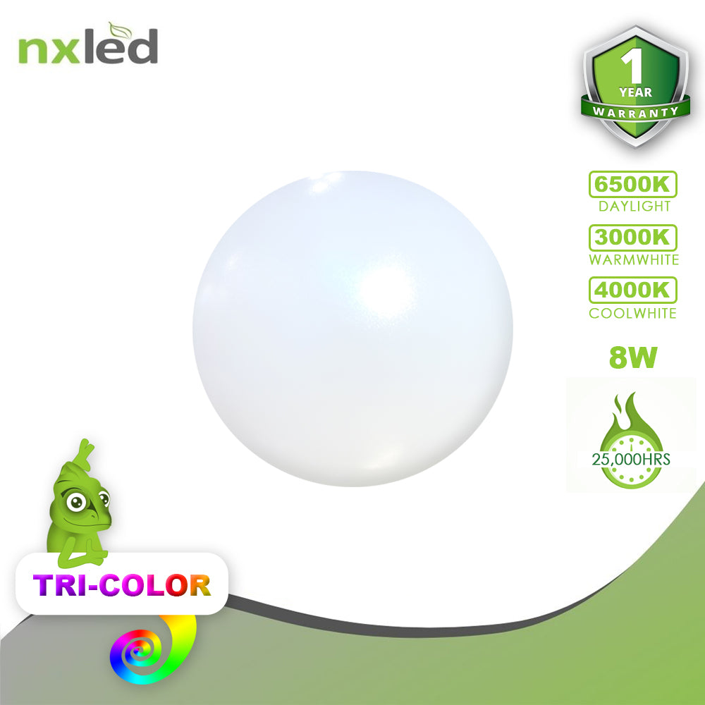 NxLedNxled 8W LED Tri-Color Ceiling Lamp (ANX-TCR8W)
Key Features:
Nxled 8W LED Tri-color Ceiling Lamp (ANX-TCR8W)


8W Tri-color Ceiling lamp
Daylight: 6500K, 640LM
Warm White: 3000K, 630LM
Cool White: 5000K, 640LM
2Ceiling LampsNXLED
