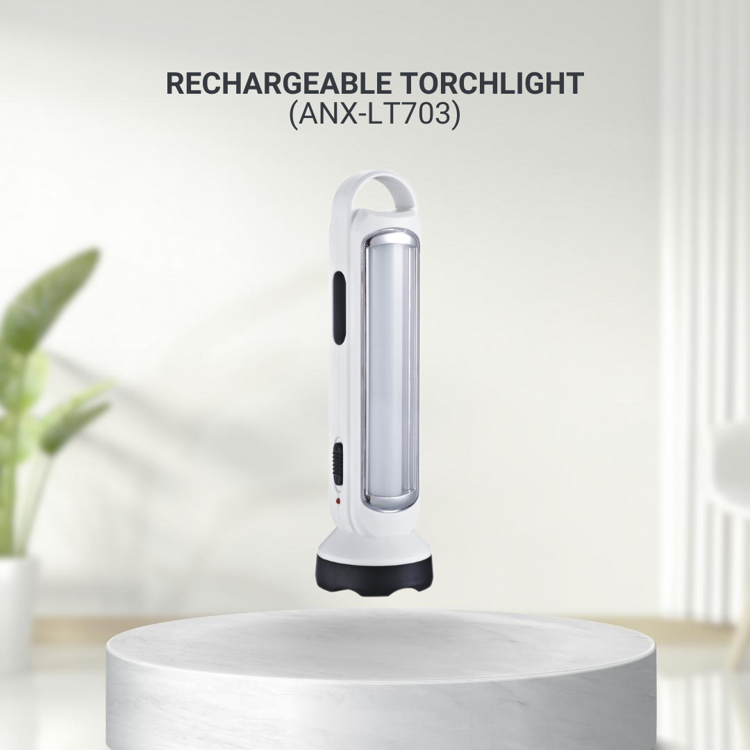 CLEARANCE SALE: NxLed Rechargeable Emergency Torch Light 3W Daylight (ANX-LT703)