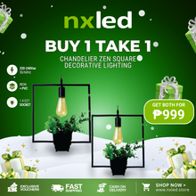 B1T1 NxLed Chandelier Zen Square Decorative Lighting (ANX-KA12)