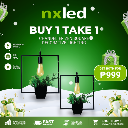 B1T1 NxLed Chandelier Zen Square Decorative Lighting (ANX-KA12)