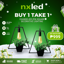 B1T1 NxLed Chandelier Zen Frame Decorative Lighting (ANX-KA14)