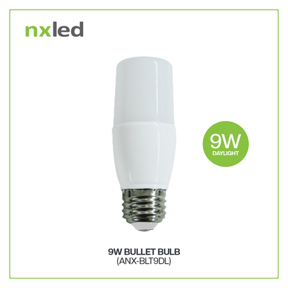 NxLed Bullet Bulb 9W / 13W Daylight 6500K | Energy Saving E27 LED Bulb