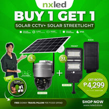 NxLed Solar CCTV Bulb (ANX-VC20-W) + FREE NxLed Solar LED Streetlight (ANX-SL2006)