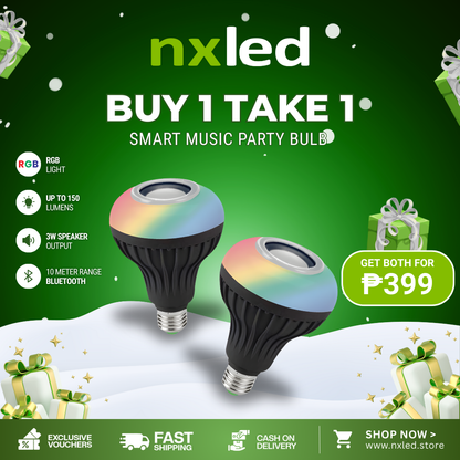 B1T1 NxLed Smart Music Party Bulb (ANX-MPB12W)