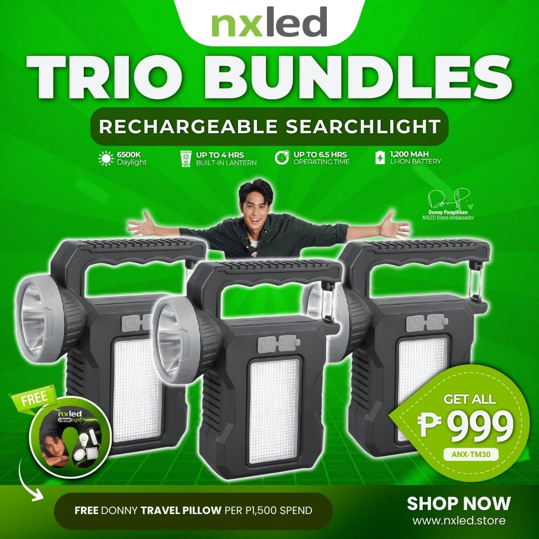 Trio Bundle : Nxled Solar Handylight (ANX-TM30)