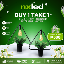 B1T1 NxLed Chandelier Zen Triangle Decorative Lighting (ANX-KA11)
