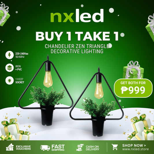 B1T1 NxLed Chandelier Zen Triangle Decorative Lighting (ANX-KA11)