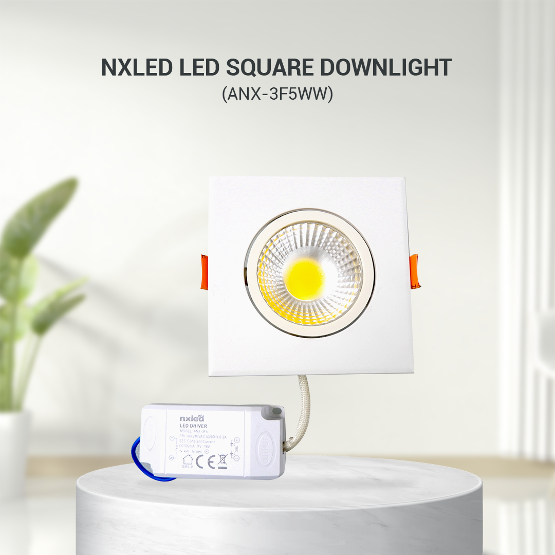 NXLED LED SQUARE DOWNLIGHT (ANX-3F5WW)