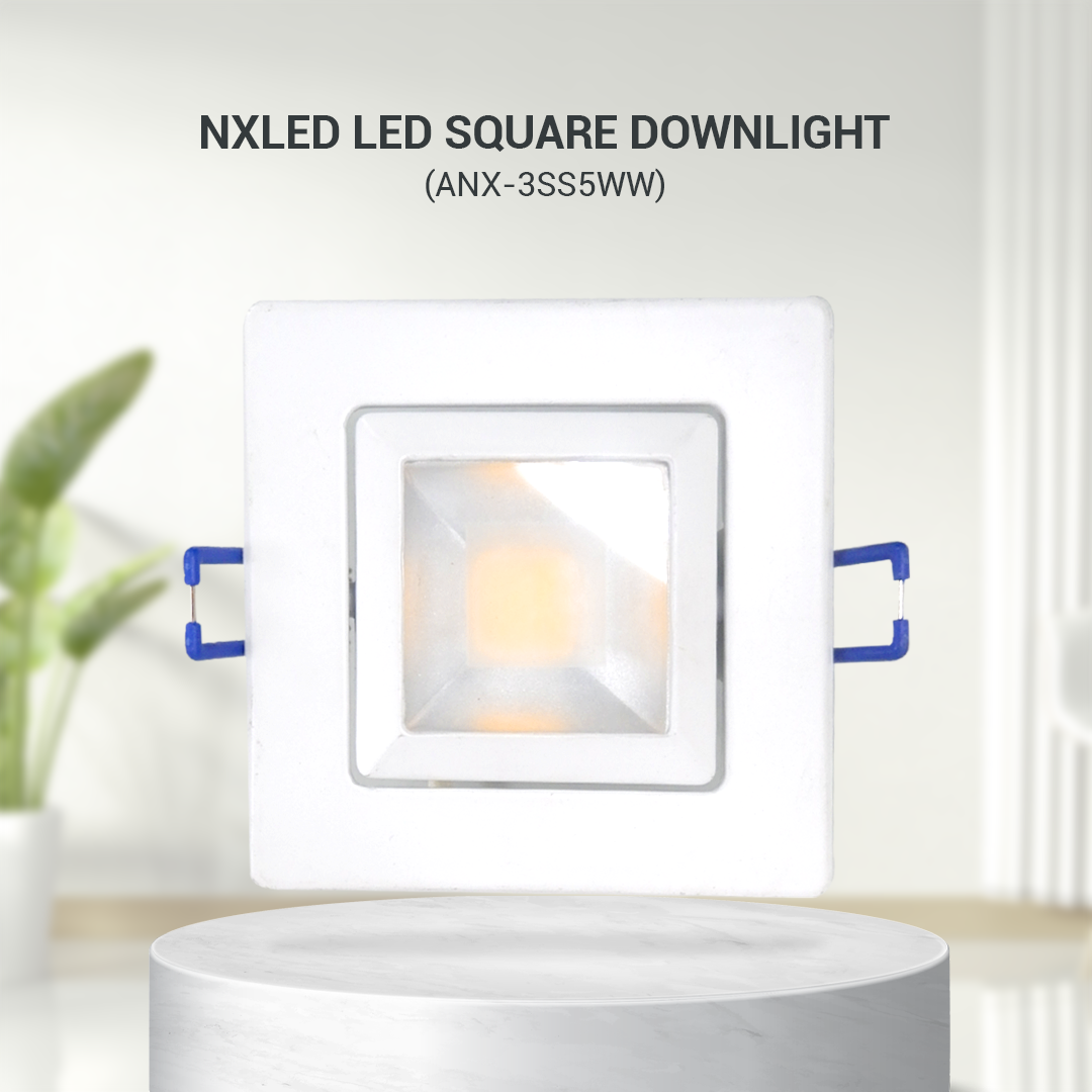 NXLED LED SQUARE DOWNLLIGHTS (ANX-3SS5WW)