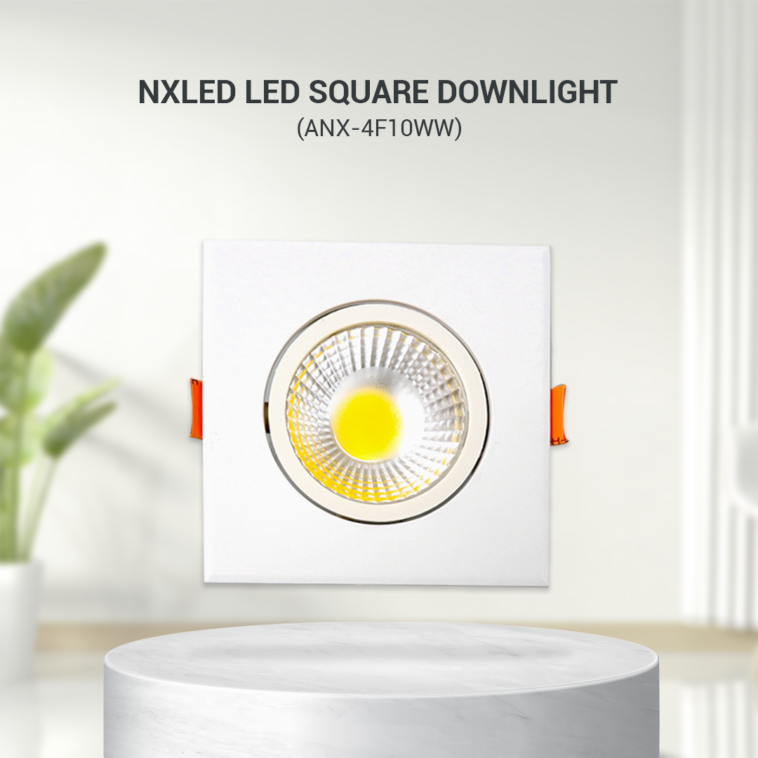 NXLED LED Square Downlight (ANX-4F10WW)