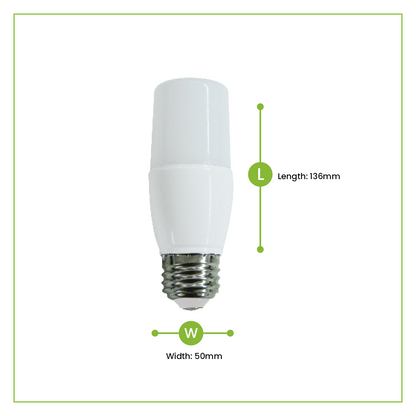 NxLed Bullet Bulb 9W / 13W Daylight 6500K | Energy Saving E27 LED Bulb
