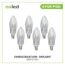 CLEARANCE SALE 6 PCS FOR P100: Nxled 3.5W Candle Bulb- Daylight (ANX-CL3DL)